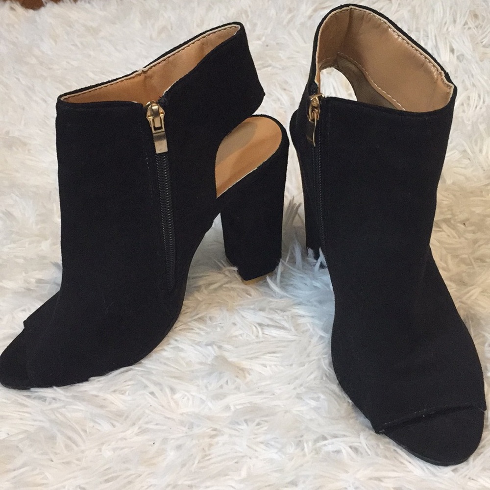 Open toe chunky heels - Picture 7 of 9